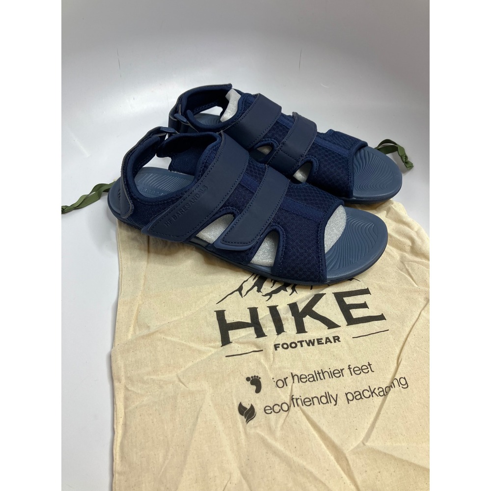 Hike Footwear HF Baresandals Womens 11 Mens 9 Navy New Barefoot Athletic Sandals